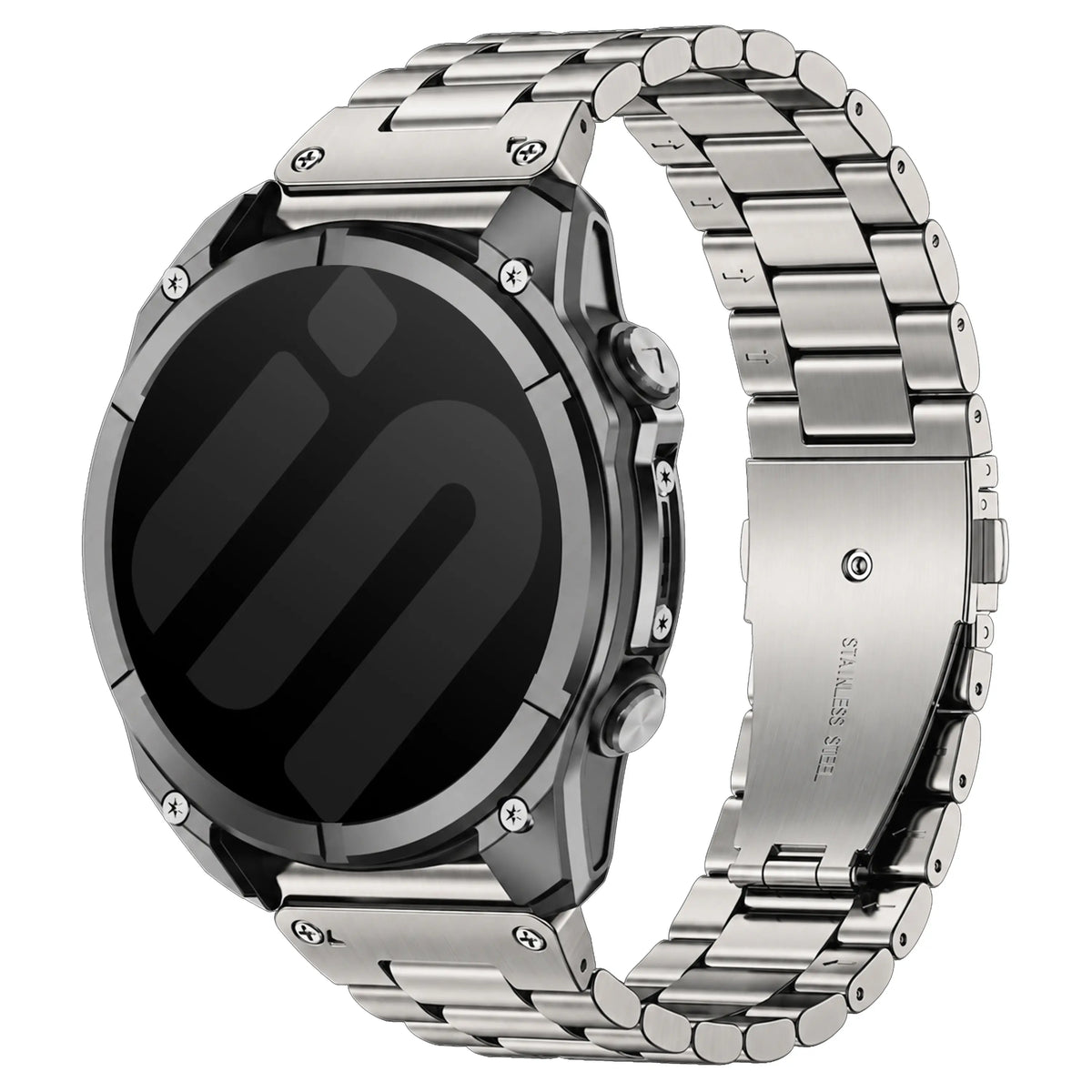 Garmin Approach S72 - 47mm Premium Steel Strap (Titanium)