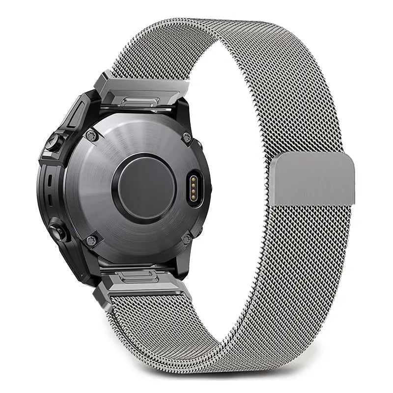Garmin D2 Bravo Premium Milanese Strap (Titanium)