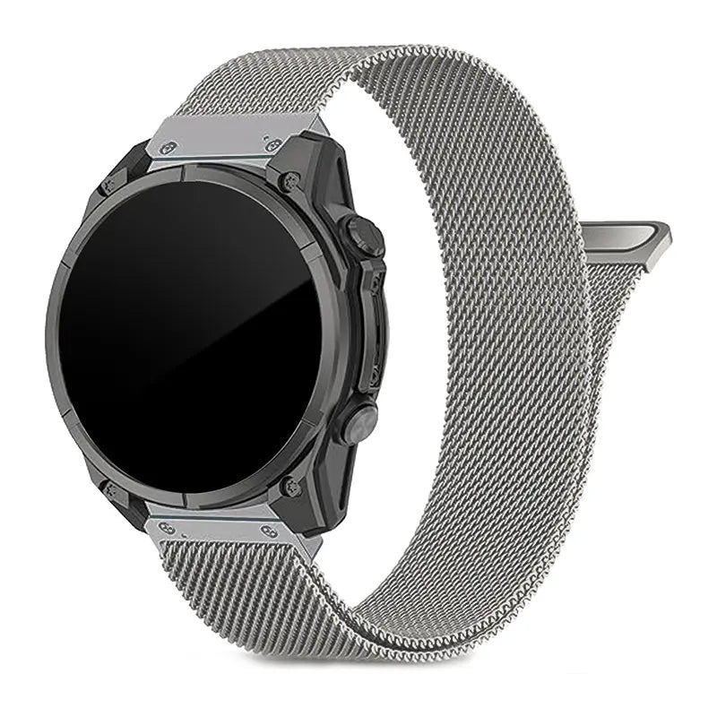 Garmin MARQ Premium Milanese Strap (Titanium)