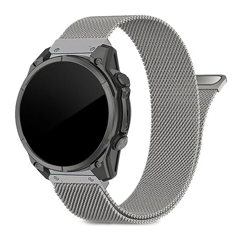 Garmin D2 Bravo Premium Milanese Strap (Titanium)