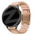 Bandz Garmin Venu 4 - 41mm Titanium Link Strap (Rose Gold)