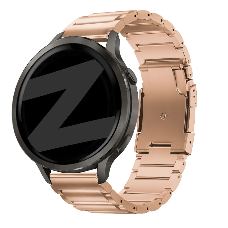 vivoactive 4s titanium link band rose gold