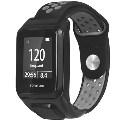 tomtom-sport-bandje-zwart-grijs