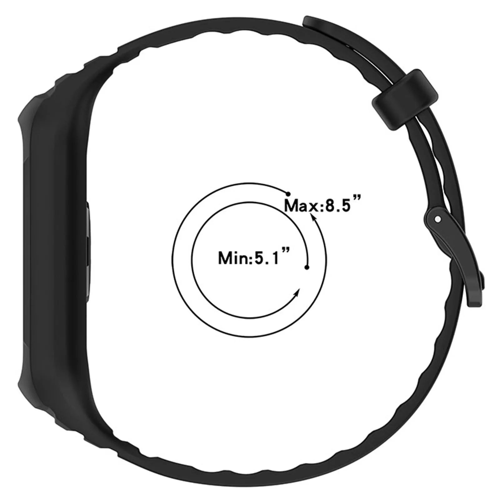 Honor Band 10 TPU Armband mit Hülle (Schwarz)