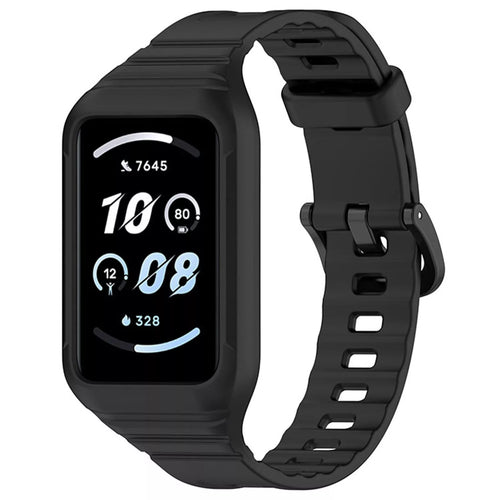 Honor Band 10 TPU Armband mit Hülle (Schwarz)