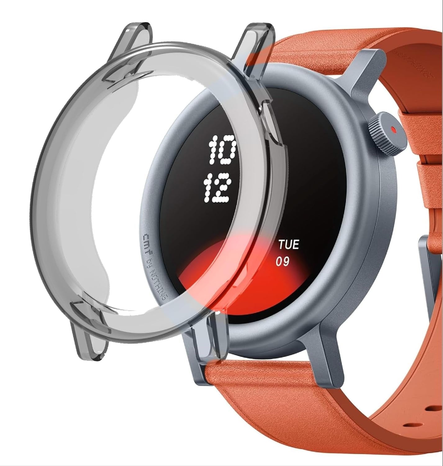 CMF Watch Pro 2 TPU Case (Black-Transparent)