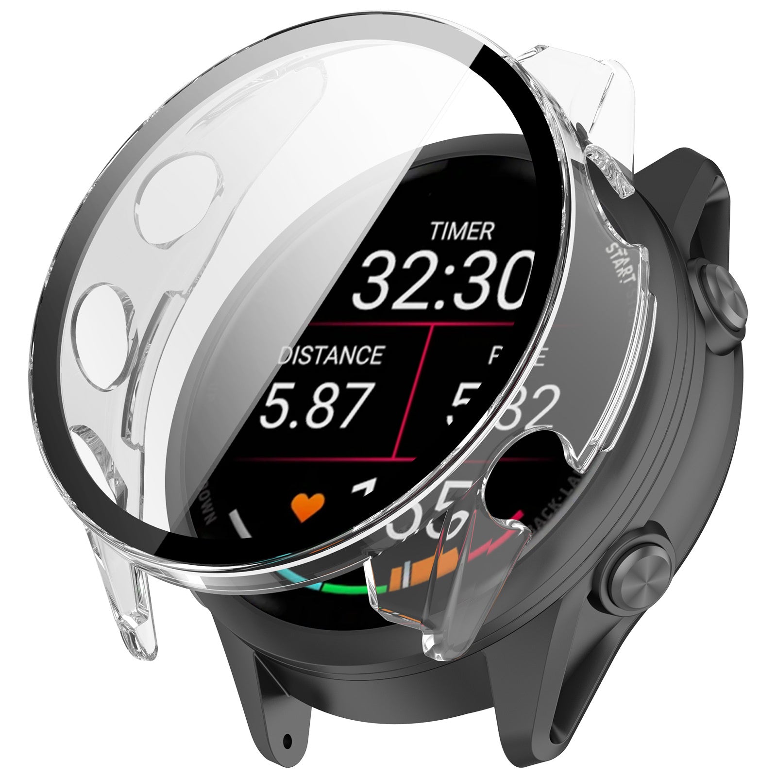 Garmin Forerunner 570 - 47 mm Hardkoffer mit Glass (transparent)