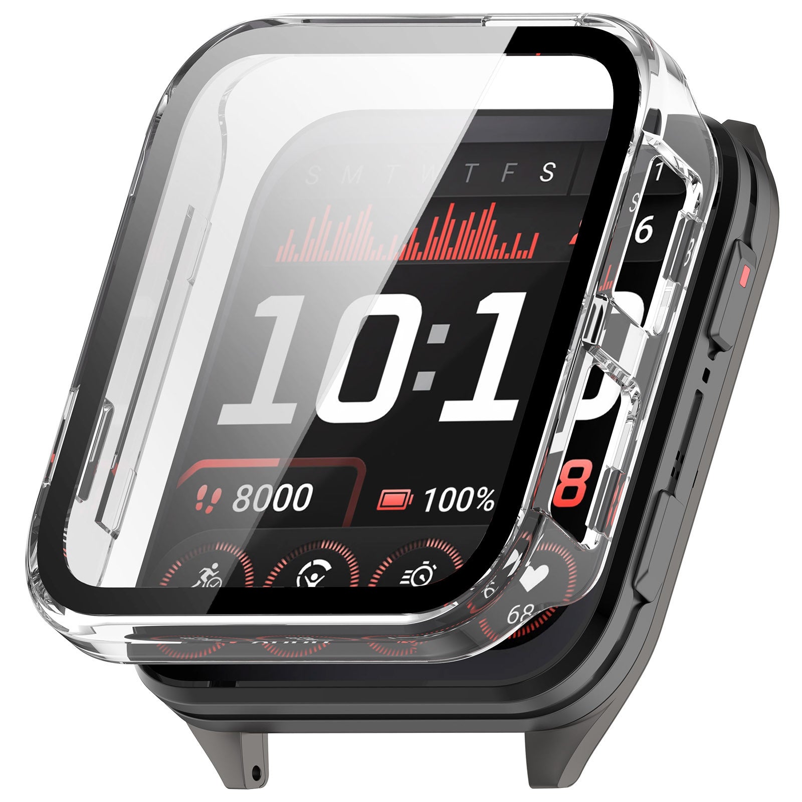 Garmin Venu X1 Hartschalenetui mit Glass (Transparant)
