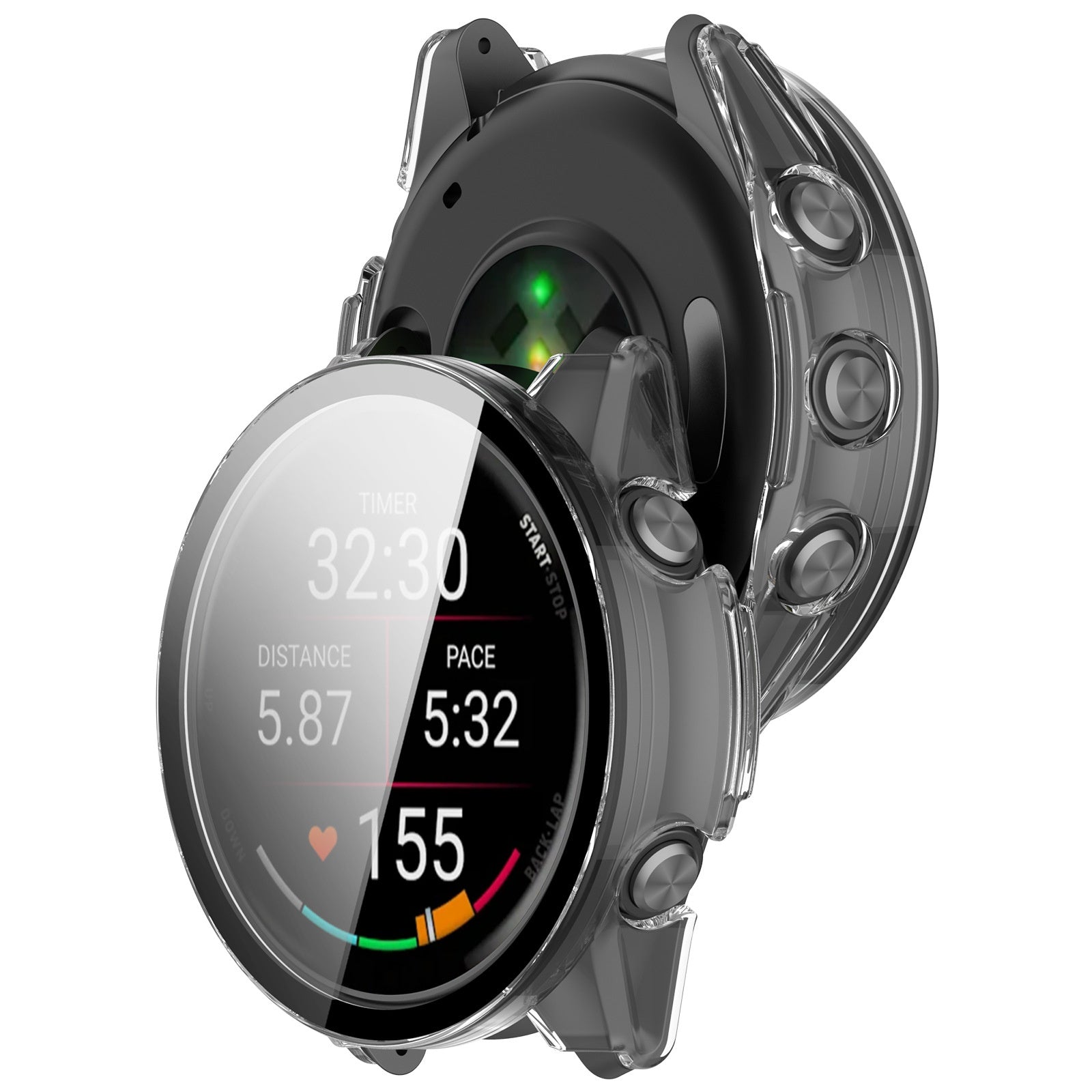 Garmin Forerunner 570 - 47 mm Hardkoffer mit Glass (transparent)
