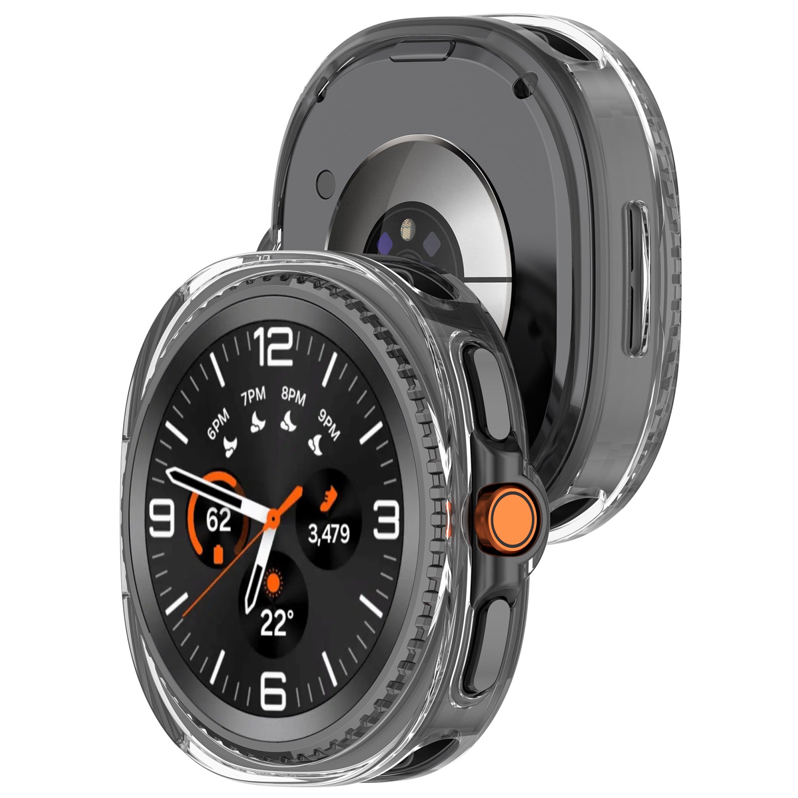 Samsung Galaxy Watch 8 Classic TPU Case (Transparent)