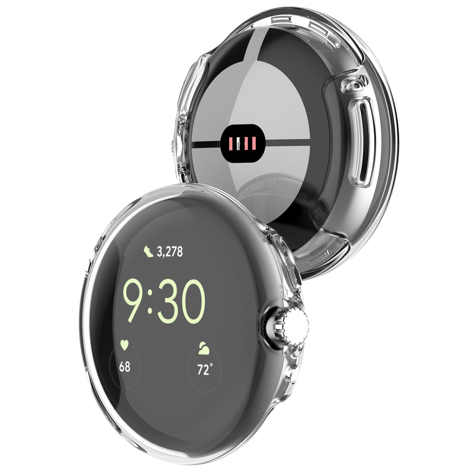 Google Pixel Watch 4 - 45mm TPU Hülle (Transparent)