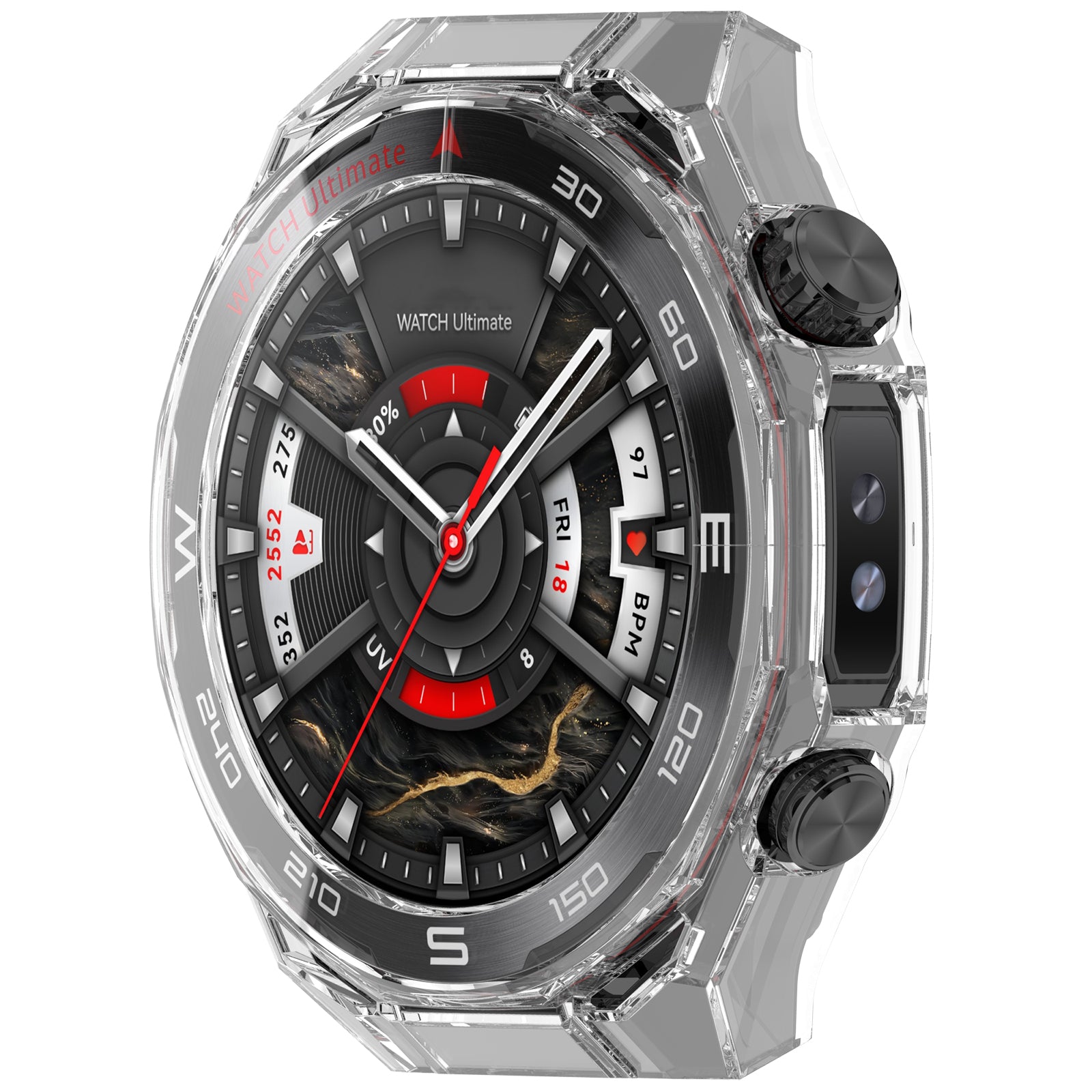 Huawei Watch Ultimate 2 PC-Hülle mit Glas (Transparent)