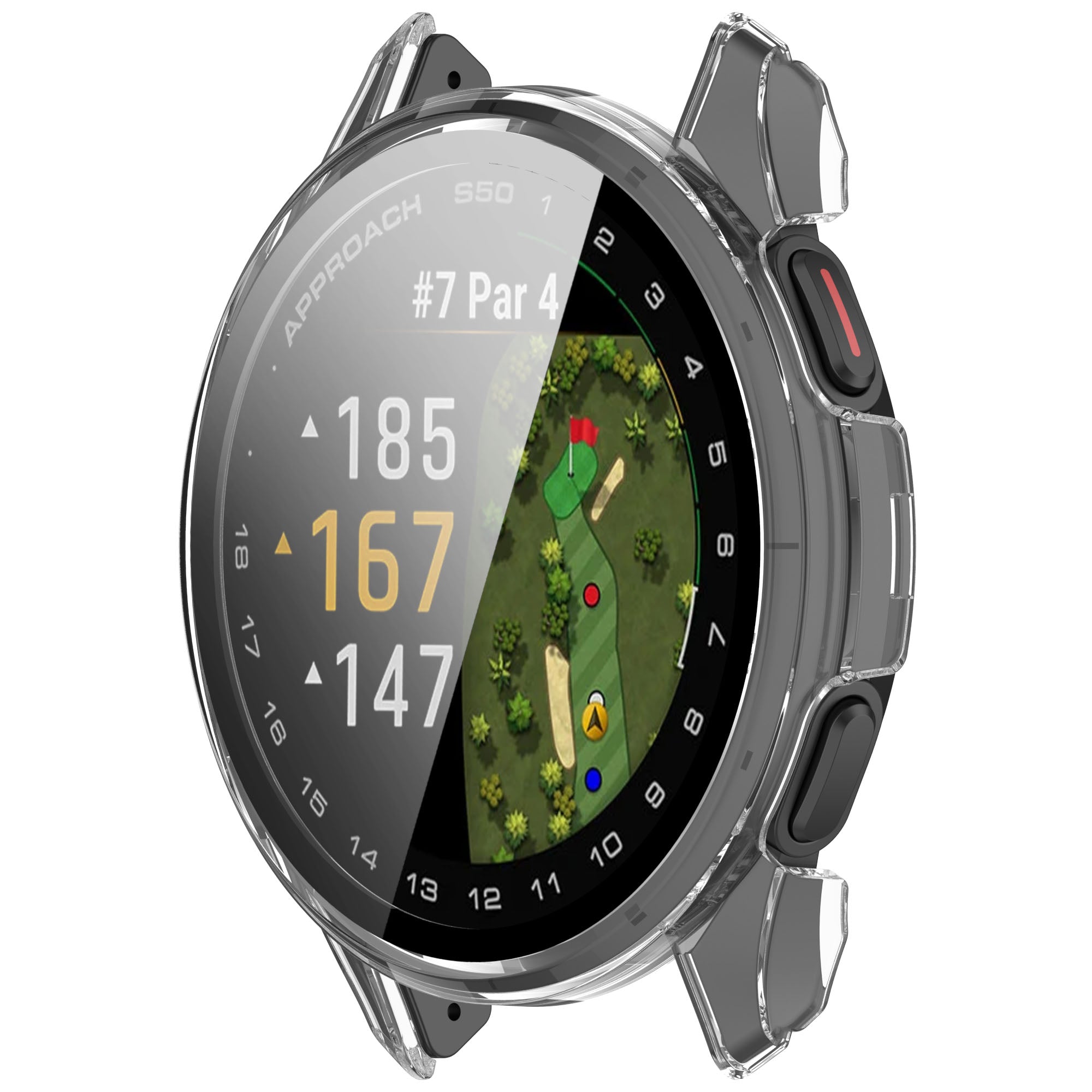 Garmin Approach S60 PC-Hülle mit Glas (Transparent)