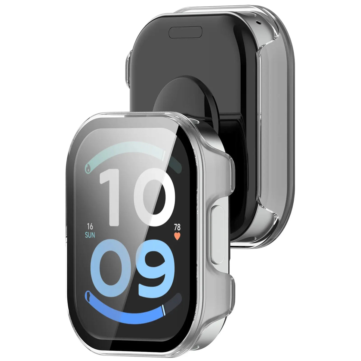 Redmi Watch 6 Active PC-Schutzhülle mit Glas (Transparent)