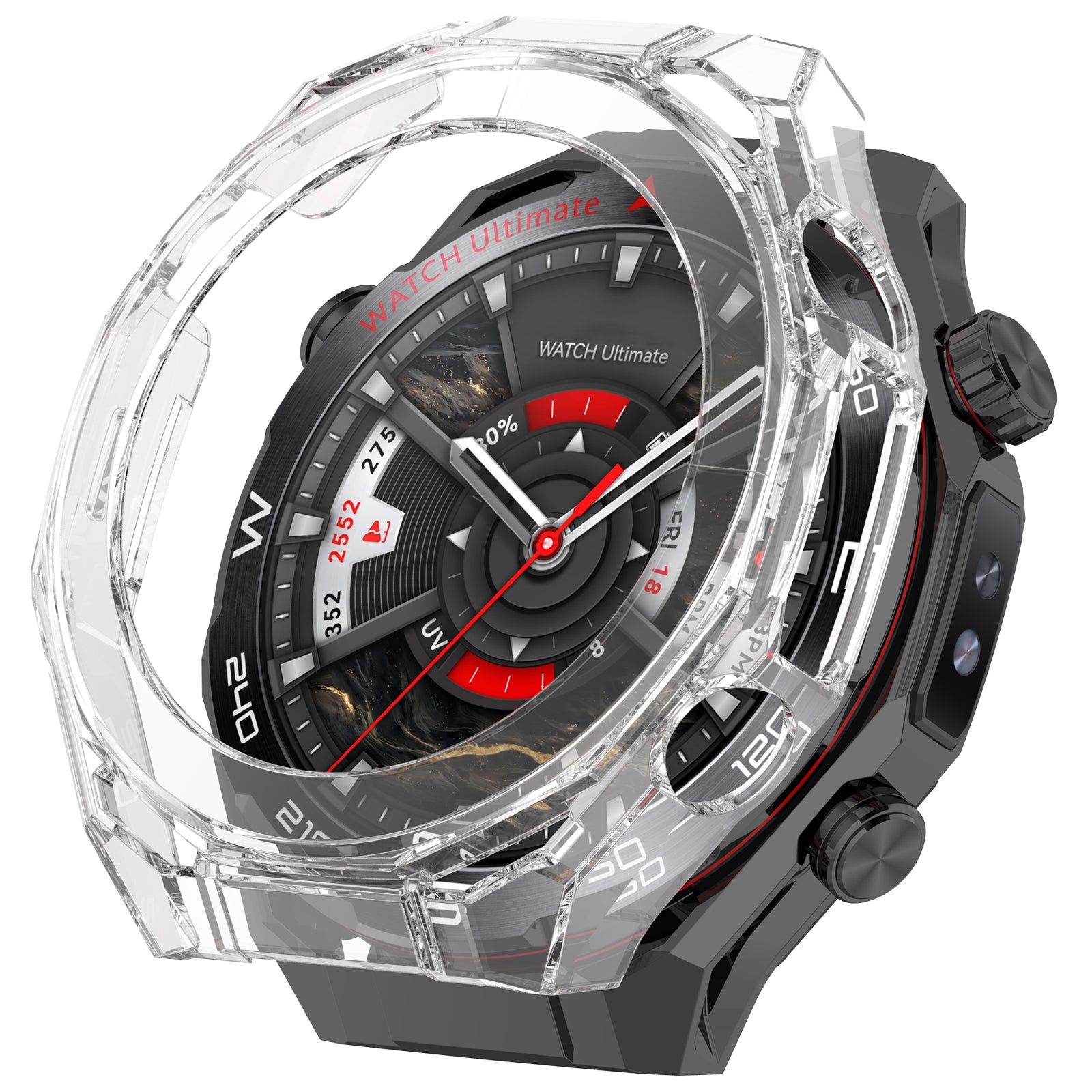 Huawei Watch Ultimate 2 PC-Hülle mit Glas (Transparent)