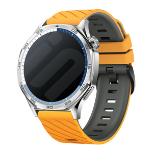 Suunto Nautic S Twill Sportarmband (Dunkelgelb/Grau)
