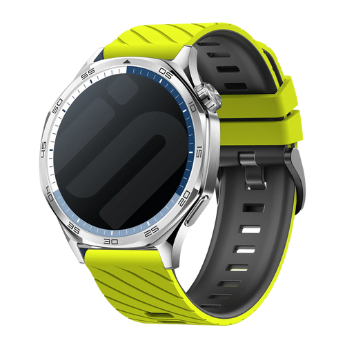 Fossil Gen 6 - 44mm Twill Sportarmband (Hellgelb/Schwarz)