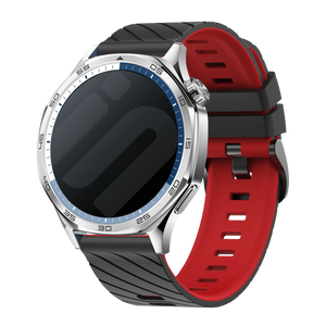 OnePlus Watch 3 Twill Sportarmband (Schwarz/Rot)