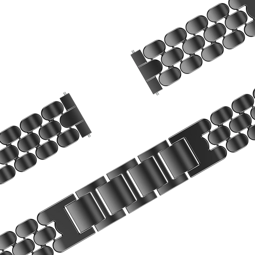 Bandz Fossil Gen 6 - 42mm Stahlarmband 'Oval' (Schwarz)