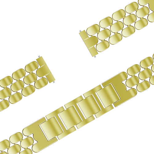 Bandz Fossil Gen 5e - 42mm Stahlarmband 'Oval' (Gold)