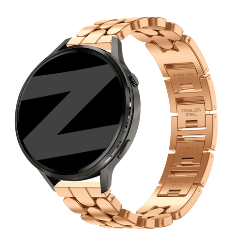 18mm steel band oval rose gold