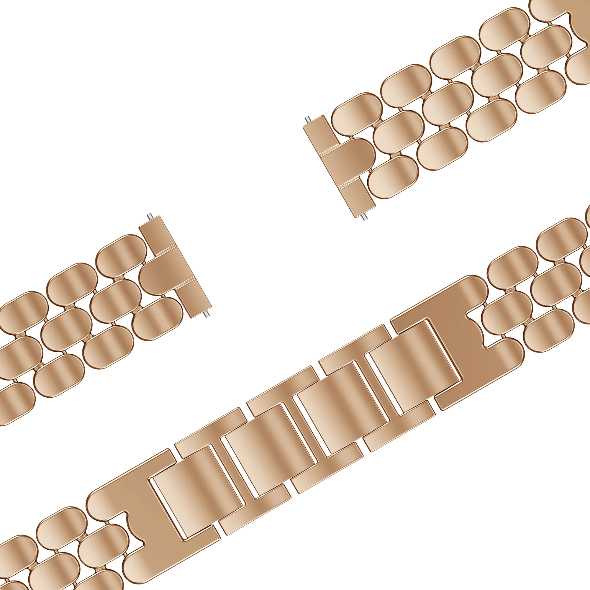 Bandz Fossil Gen 5e - 42mm Stahlarmband 'Oval' (Roségold)