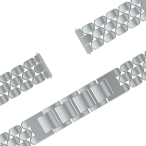 Bandz ICE Smart 3.0 Round 1.20 Steel Strap 'Oval' (Silver)