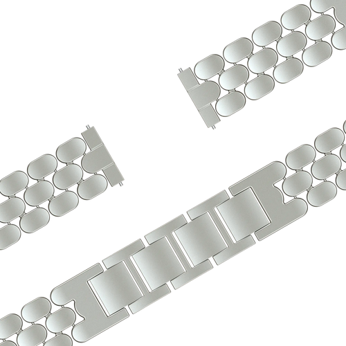 Bandz Fossil Gen 6 - 42mm Stahlarmband 'Oval' (Polarstern)