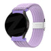Bandz Amazfit Active 2 Woven Nylonarmband (Flieder)