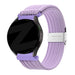 Bandz Amazfit Bip U (Pro) Woven Nylon Strap (Light Purple)