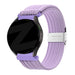 Bandz Garmin Forerunner 55 Gewebtes Nylonarmband (Hell Lila)