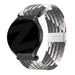 Bandz Samsung Galaxy Watch 7 - 44mm geflochtenes Nylonband (Schwarz Mischung)
