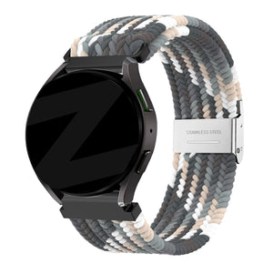Bandz Garmin Venu SQ Gewebtes Nylonarmband (Mandala Schwarz)
