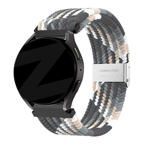 Bandz Pebble Round 2 - 20mm Woven Nylon Strap (Slate)