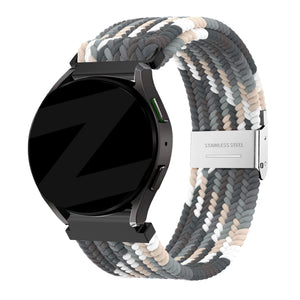 Bandz Garmin Approach S40 Gewebtes Nylon Armband (Mandala Schwarz)