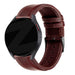 Bandz Amazfit Active Leather Strap 'Classic' (Dark Brown)