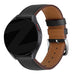 Bandz Amazfit Active 2 Lederarmband 'Deluxe' (Schwarz)