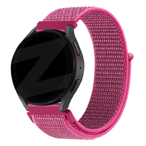 Bandz Garmin Vivomove Trend Nylon Loop Strap (Dragonfruit)
