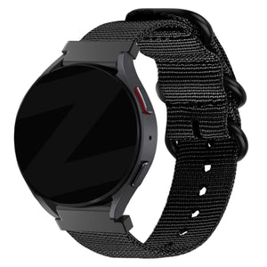 Bandz Coros Apex 4 - 42mm Nylonarmband mit Schnalle (Schwarz)