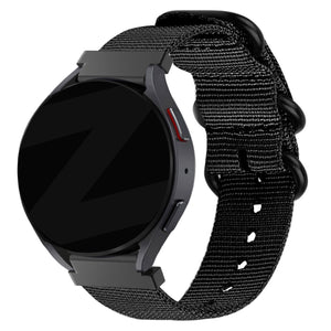 Bandz Suunto Race 2 Buckled Nylon Strap (Black)