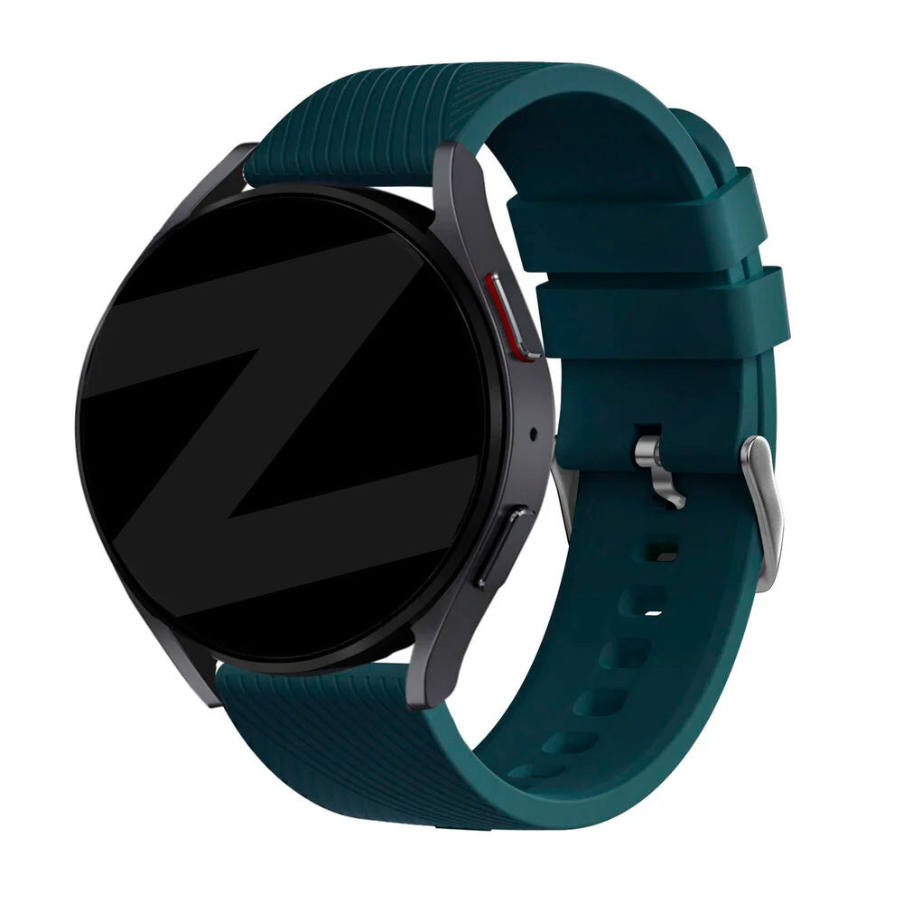 Bandz Huawei Watch GT 6 Pro - 46mm Silicone Strap 'Deluxe' (Dark Green)