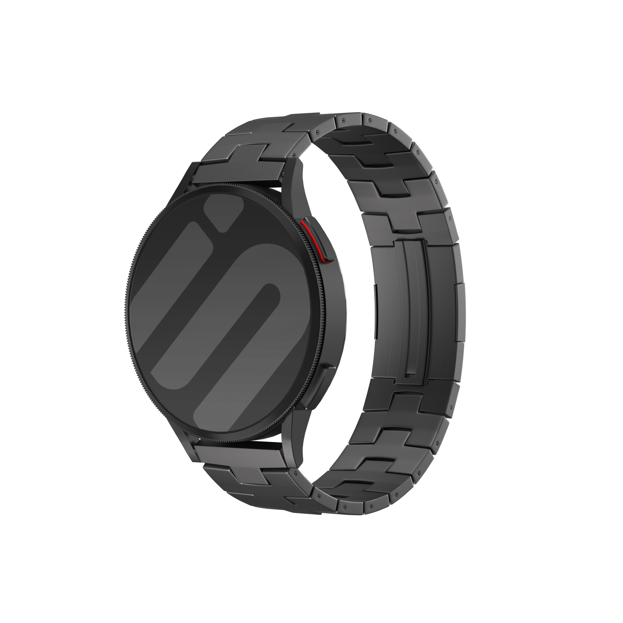 Huawei Watch GT 5 - 46mm Gebürstetes Titanarmband (flacher Verschluss) (Graphit)