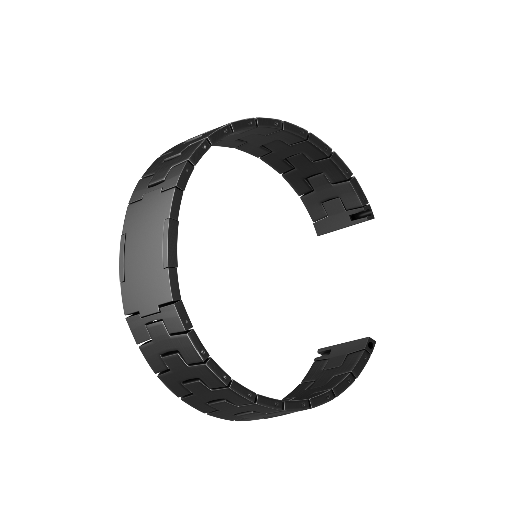 Huawei Watch GT 4 - 46mm Gebürstetes Titanarmband (flacher Verschluss) (Graphit)