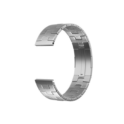 Amazfit GTR 4 Geburstetes Titanarmband (Flache Schnalle) (Silber)
