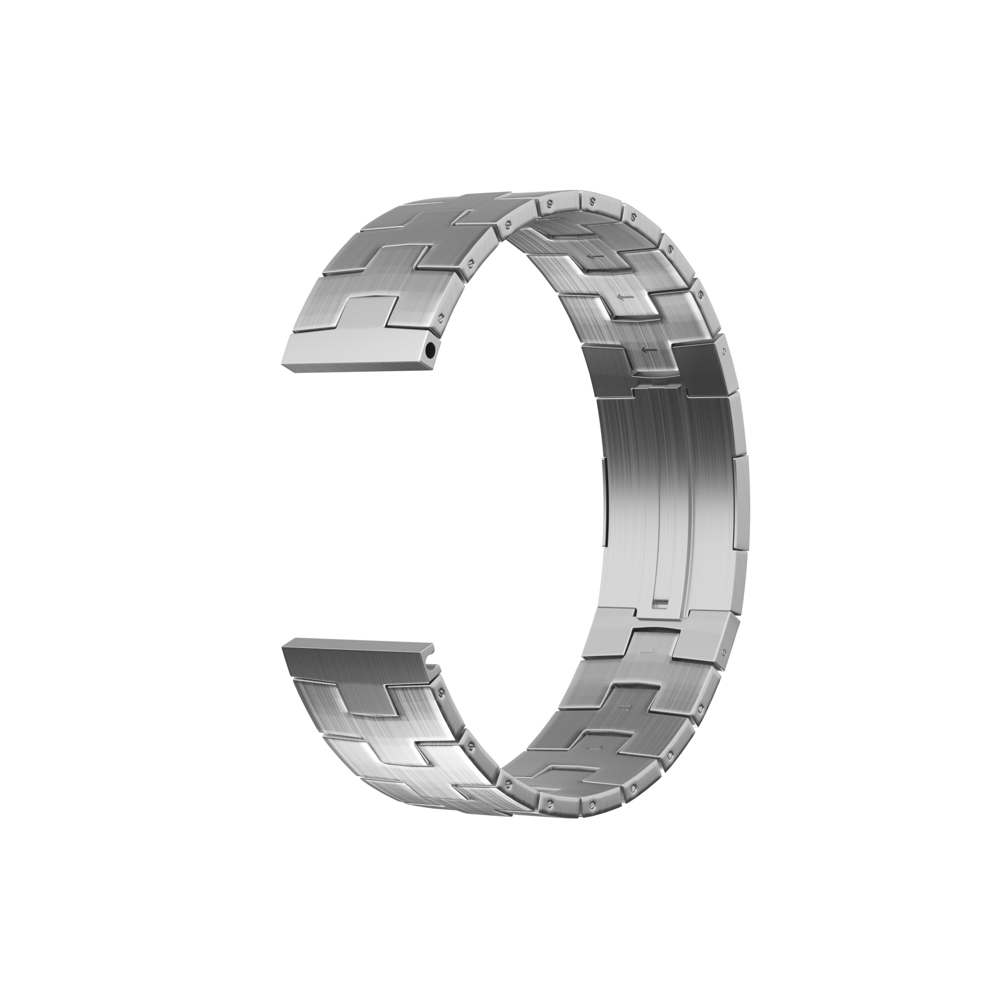 Huawei Watch 5 - 46mm Titanium Grain Strap (Flat Buckle) (Silver)