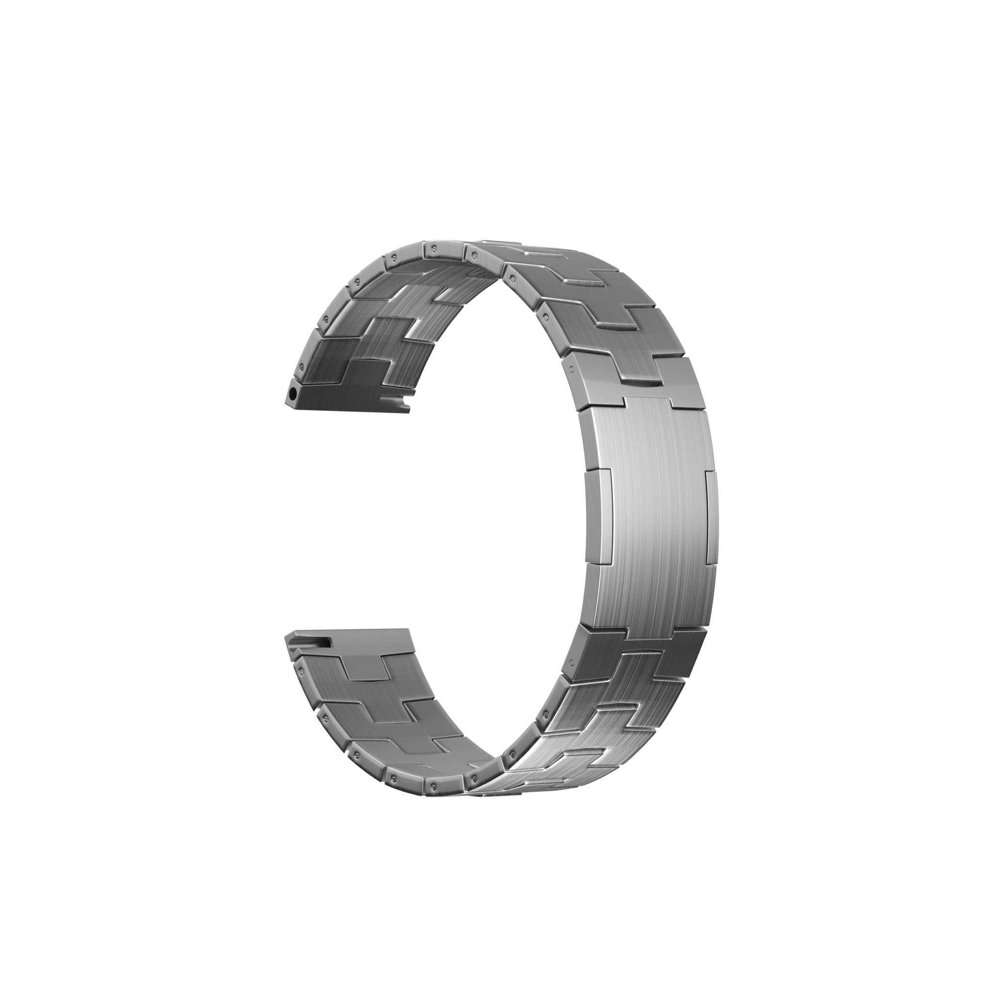 Suunto 9 Peak gebürstetes Titanarmband (flache Schnalle) (Silber)