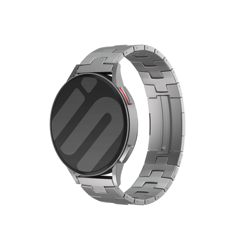 Huawei Watch Ultimate Titan-Grain-Armband (flacher Verschluss) (Silber)