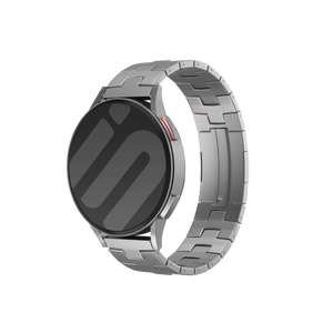Coros Apex 46mm Gebürstetes Titanarmband (Flache Schnalle) (Silber)