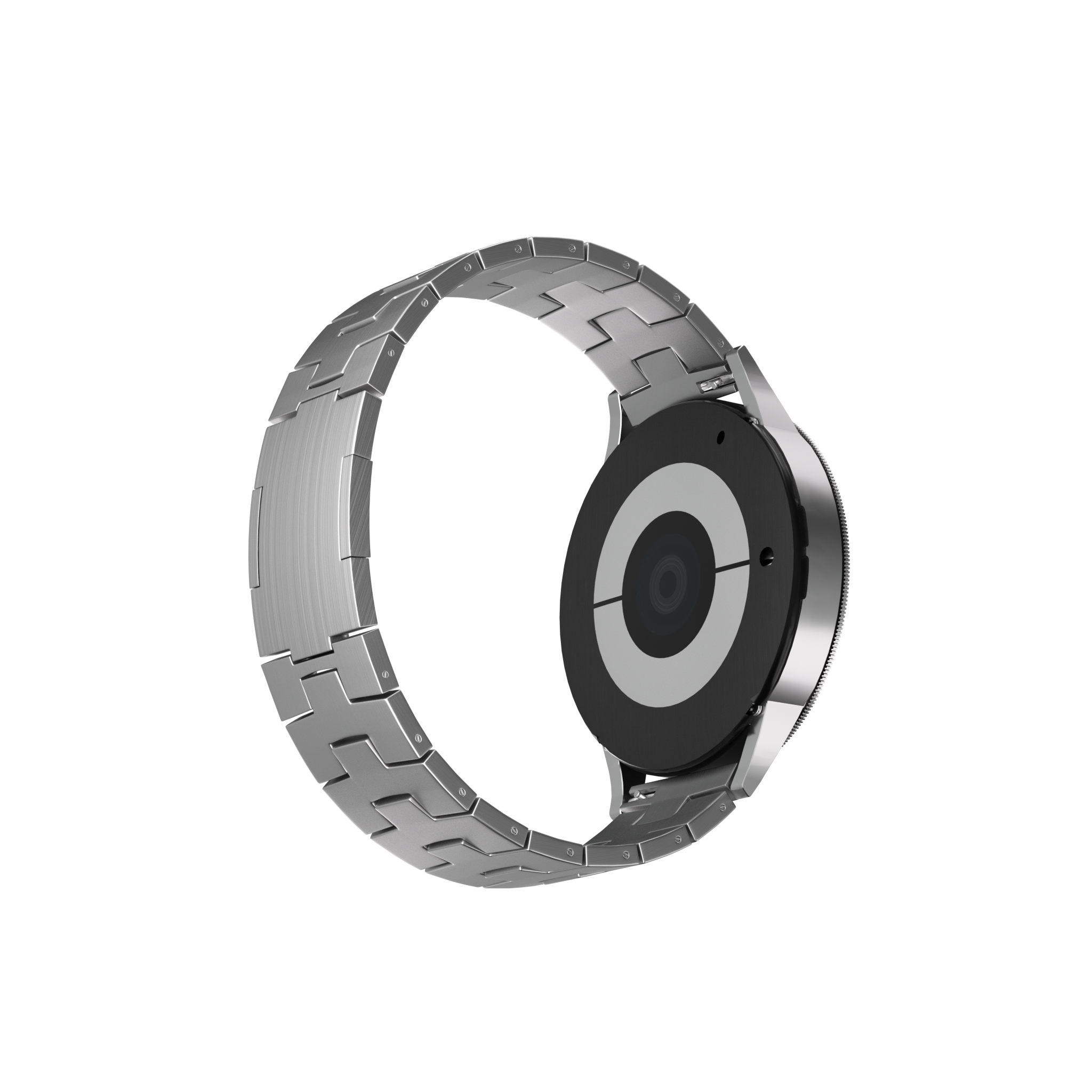 Amazfit GTR 4 Geburstetes Titanarmband (Flache Schnalle) (Silber)