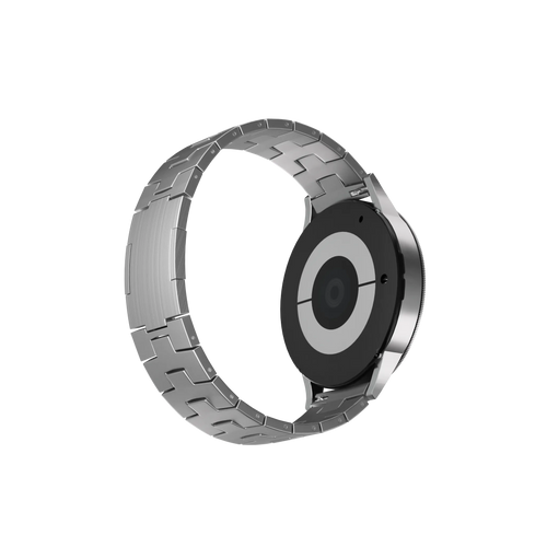 Amazfit GTR 4 Geburstetes Titanarmband (Flache Schnalle) (Silber)